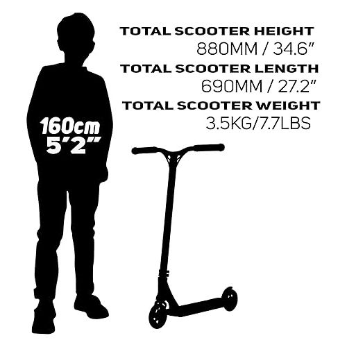  Envy Scooters Prodigy S9 Pro Scooters - Perfect Stunt Scooter for Beginner, Intermediate or Advanced Trick Scooter Riders. Perfect Scooter for Adults, Teens and Kids Ages 8 and up.