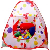 EocuSun Ball Pit Play Tent,Kids Tents/Pop Up Play Tent Play Tents House Indoor and Outdoor Children Kid Tent Beach Tent Playhouse Zipper Storage Case for Boys Girls Toddler