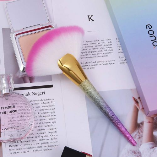  [아마존 핫딜]  [아마존핫딜]Amazon Marke: Eono Essentials Gestichel Highlighter Pinsel Facherpinsel Professionell Make Up Kosmetik Facher Pinsel 1 Stueck