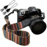 Eorefo Camera Strap Women Camera Neck Strap Shoulder Belt Strap for Compact Digital Camera, Mirrorless Camera, Small DSLR Camera, Instant Camera.(Multi)