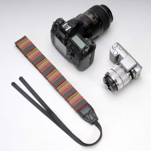  Eorefo Camera Strap Women Camera Neck Strap Shoulder Belt Strap for Compact Digital Camera, Mirrorless Camera, Small DSLR Camera, Instant Camera.(Multi)