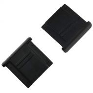 E-outstanding Hot Shoe Cover 2PCS Black Universal Camera Hot Shoe Cap Protector BS-1