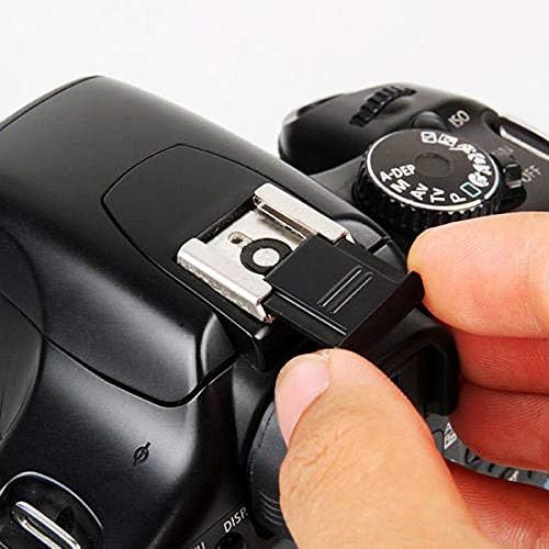  E-outstanding Hot Shoe Cover 2PCS Black Universal Camera Hot Shoe Cap Protector BS-1