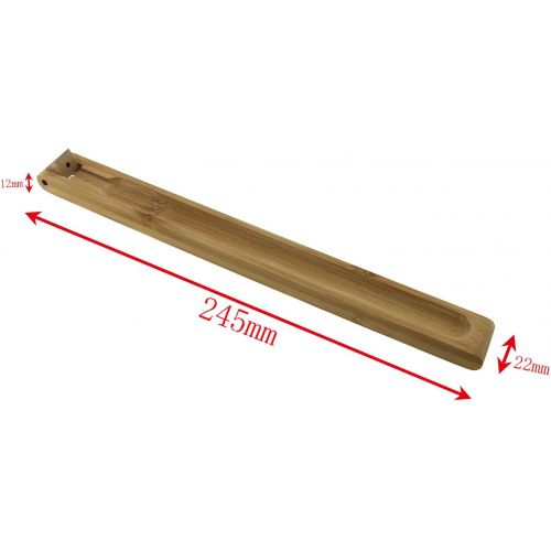  인센스스틱 E-outstanding Adjustable Incense Stick Bamboo Wood Incense Board with Trough Style Ash Catcher Home Utilities and Accessories