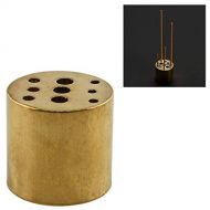 인센스스틱 E-outstanding Incense Holder Brass Incense Burner Holder with 9 Different Sizes Holes Incense Stick Holder