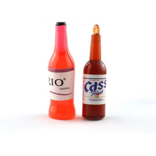  E-outstanding Miniature Beverage Bottle 12PCS Mini Bottles of Drink Fruit Wine for Dollhouse Decoration