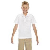 Eperformance Boys Shield Snag Protection White 701 Short-Sleeve Polo