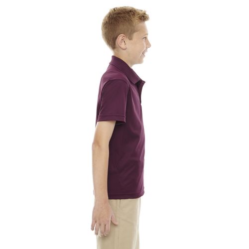  Eperformance Boys Shield Snag Protection Short-Sleeve Burgundy 060 Polo