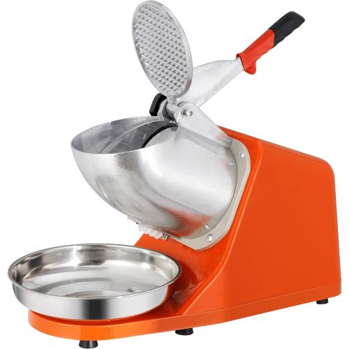  Epetlover 300W Electric Ice Shaver and Snow Cone Maker Ice Shaved Machine Ice Crusher 143 lbs (Orange)