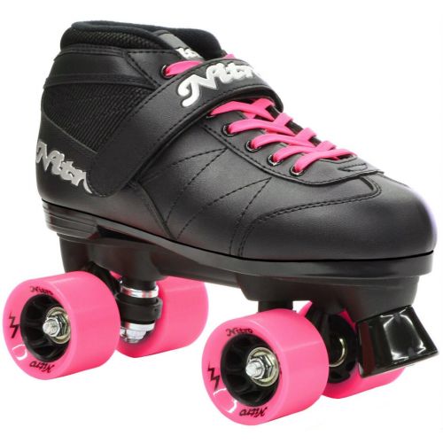  Epic Super Nitro Pink Quad Speed Roller Skates (3-piece Bundle) by Epic Skates