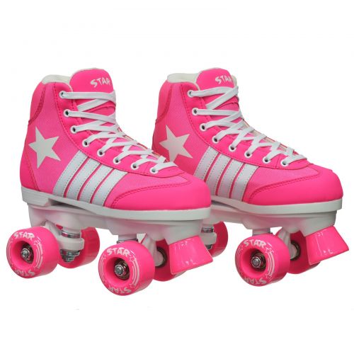  Epic Star Carina Pink High-Top Quad Roller Skates Package by Epic Skates