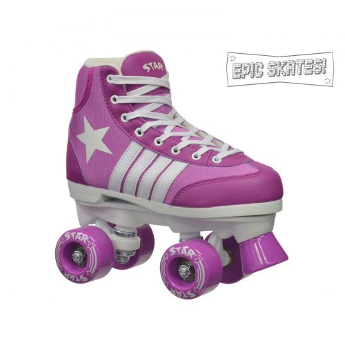  Epic Star Pegasus Purple High-Top Quad Roller Skates Package by Epic Skates