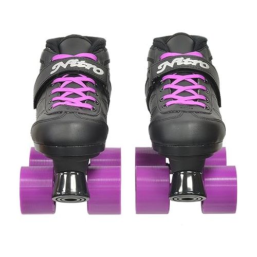  Epic Skates Super Nitro Purple Quad Speed Skates