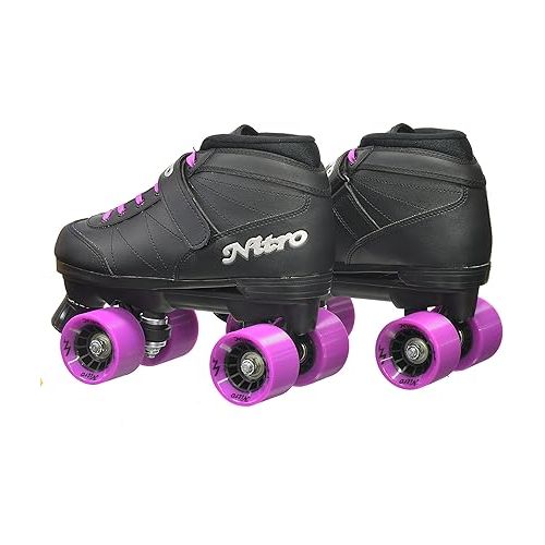  Epic Skates Super Nitro Purple Quad Speed Skates