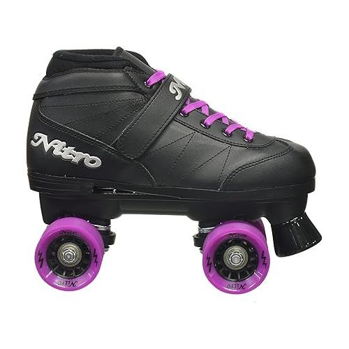  Epic Skates Super Nitro Purple Quad Speed Skates