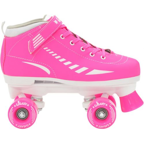  Epic Skates Epic Pink Galaxy Elite Quad Roller Skate 3-Piece Bundle