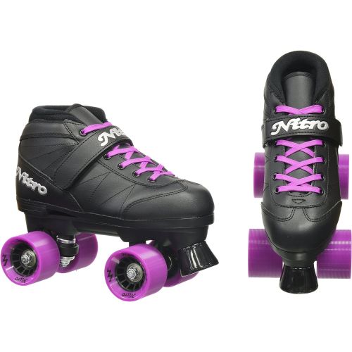  Epic Skates Super Nitro Purple Quad Speed Skates