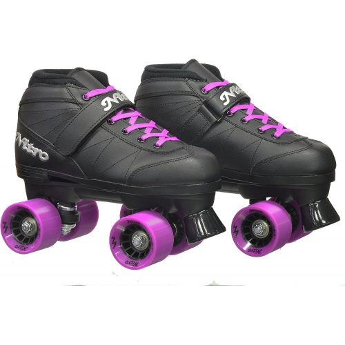  Epic Skates Super Nitro Purple Quad Speed Skates