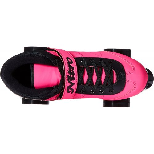  Epic Skates 2016 Epic Nitro Turbo 1 Indoor/Outdoor Quad Speed Roller Skates, Pink