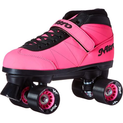  Epic Skates 2016 Epic Nitro Turbo 1 Indoor/Outdoor Quad Speed Roller Skates, Pink