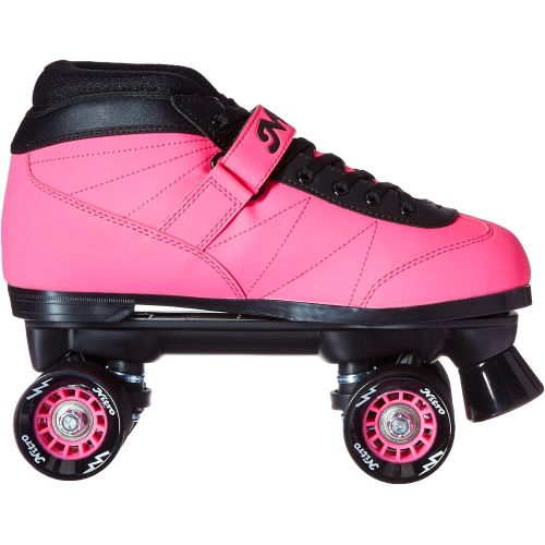  Epic Skates 2016 Epic Nitro Turbo 1 Indoor/Outdoor Quad Speed Roller Skates, Pink