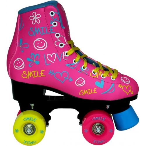  Epic Skates Womens Blush Quad Roller Skates , Pink, 9