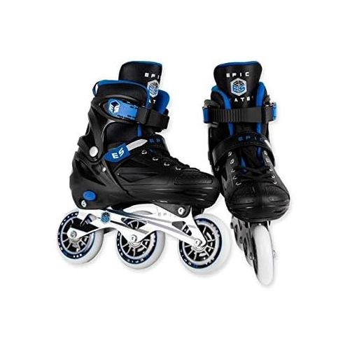  Epic Skates Mens Storm Inline Skates , Black/Blue, Adult5-8