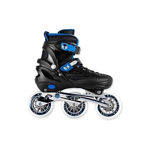  Epic Skates Mens Storm Inline Skates , Black/Blue, Adult5-8