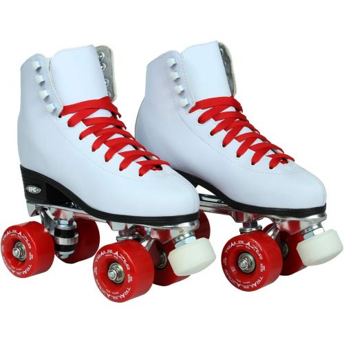  Epic Skates Classic White with Red Wheels Roller Skates