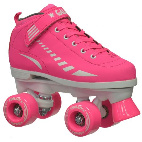  Epic Skates New 2016 Epic Galaxy Elite Pink Quad Roller Skate 4 Pc. Bundle w Safety Pads & Bag!