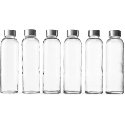  [아마존베스트]Epica 18-Oz. Glass Beverage Bottles, Set of 6