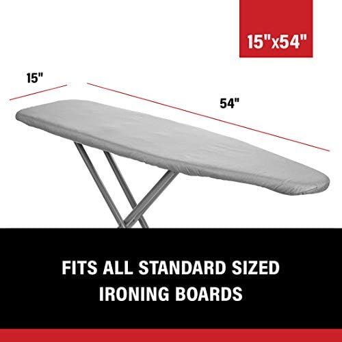  [아마존베스트]EPI Epica Silicone Coated Ironing Board Cover- Resists Scorching and Staining - 15x54 (Board not included)