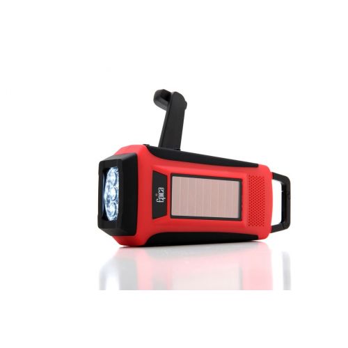  Epica Digital Emergency Solar Hand Crank AM/FM/NOAA Radio, Flashlight, Smartphone Charger with NOAA Certified Weather Alert & Cable-ONE Cable Does All: Home Audio & Theater