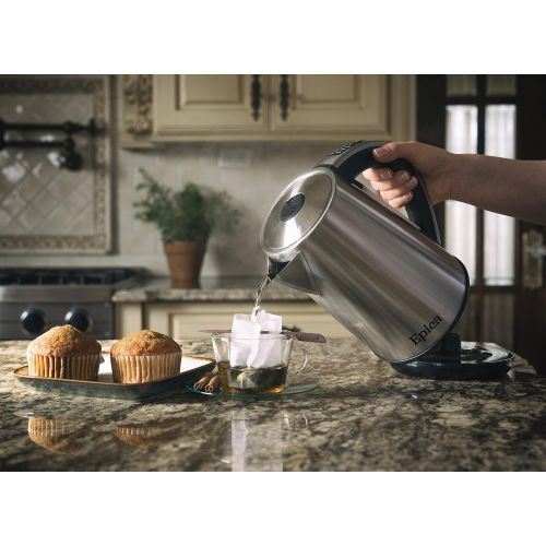  Epica 6-Temperature Variable Stainless Steel Cordless Electric Kettle