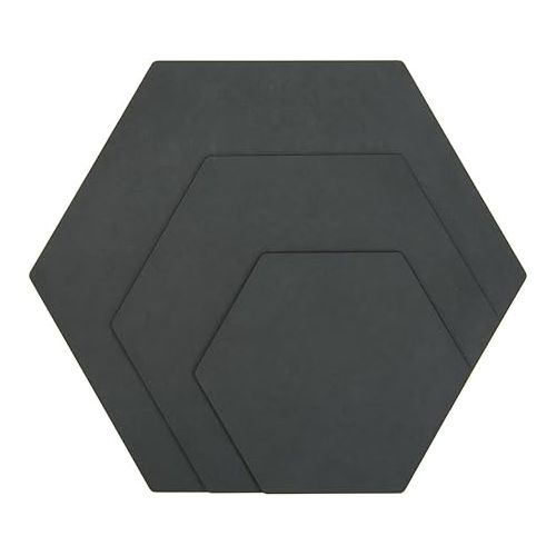  Epicurean Hexagon Display/Serving Board, 13-Inch by 11.25-Inch, Slate