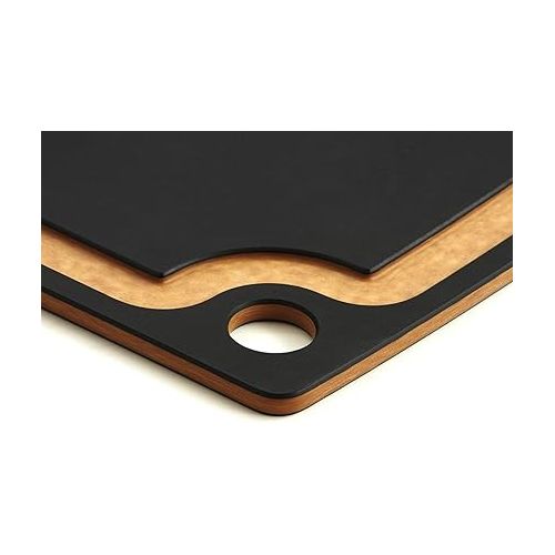  Epicurean Gourmet Series Cutting Board with Juice Groove, 19.5-Inch by 15-Inch, Slate/Natural