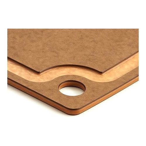  Epicurean Gourmet Series Cutting Board, 17.5-Inch by 13-Inch, Nutmeg/Natural