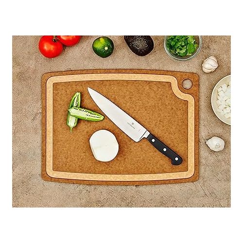  Epicurean Gourmet Series Cutting Board, 17.5-Inch by 13-Inch, Nutmeg/Natural