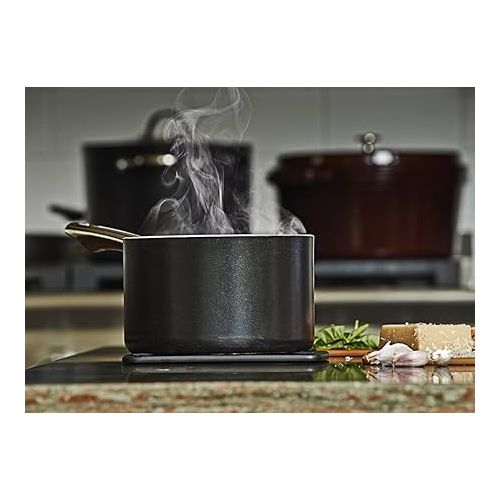  Epicurean Trivet, 7-Inch by 7-Inch, Slate/Black,010-07070203