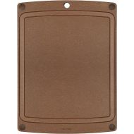 Epicurean All-In- One Cutting Board with Slip Feet and Juice Groove, 19.5-Inch × 14.5-Inch, Nutmeg/Brown