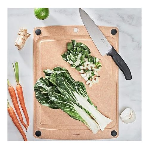  Epicurean All-In-One Cutting Board with Non-Slip Feet and Juice Groove, 14.5