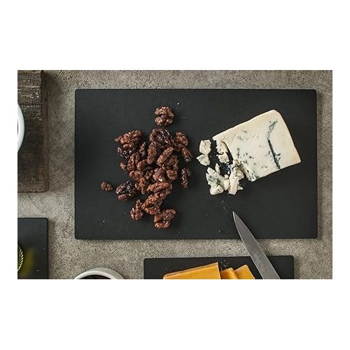  Epicurean Display Series Serving Board, 13.75-Inch x 8-Inch, Slate