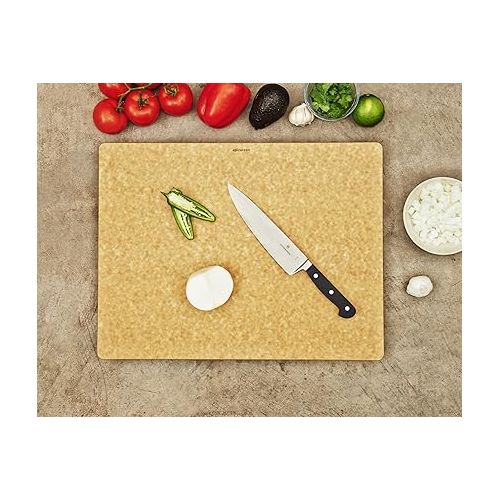  Epicurean Big Block Series 21-by-16-by-1-Inch Thick Cutting Board with Cascade Effect, Natural/ Slate