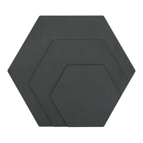  Epicurean Hexagon Display/Serving Board, 17-Inch by 14.5-Inch, Slate