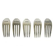 Epicureanist Vinotemp Rustic Cheese Fork Marker Set