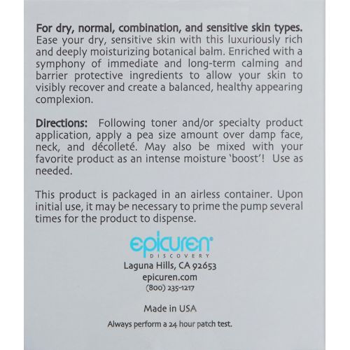  Epicuren Discovery Soothe Dermal Repair Balm, 1 Fl oz