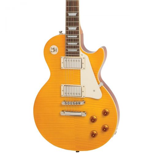  Epiphone},description:Epiphones history and association with Les Paul dates way back to the days when Les, working at the Epiphone factory on 14th St. in New York, created the worl