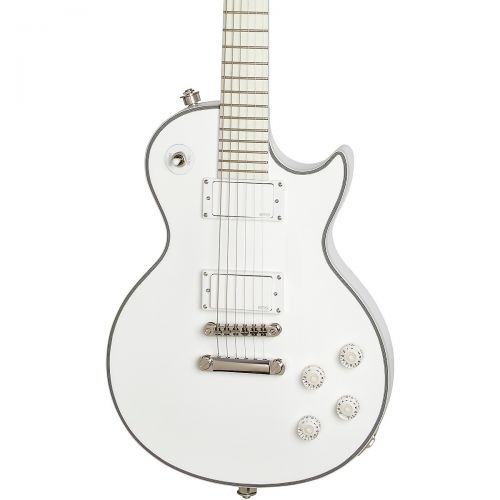  Epiphone Limited Edition Matt Heafy SnØfall Les Paul Custom Electric Guitar Outfit Alpine White
