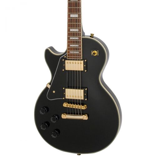  Epiphone},description:The king of solid body guitars, the Les Paul Custom made its debut in 1954 after the initial success of the Les Paul Goldtop. Les Paul himself suggested black