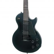 Epiphone},description:The Epiphone Goth Les Paul Studio oozes dark vibes. Black chrome hardware. Rosewood fretboard with 22 frets and XII inlay at the 12th fret. The body and set n
